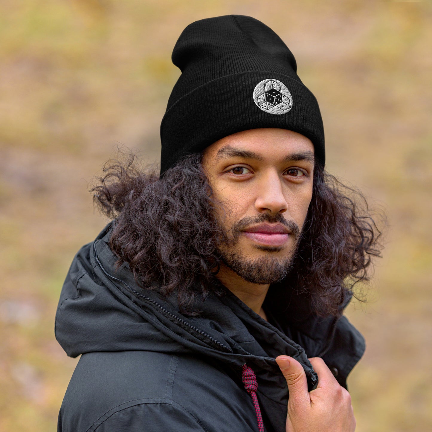 $KYNOTE - Embroidered logo Cuffed Beanie
