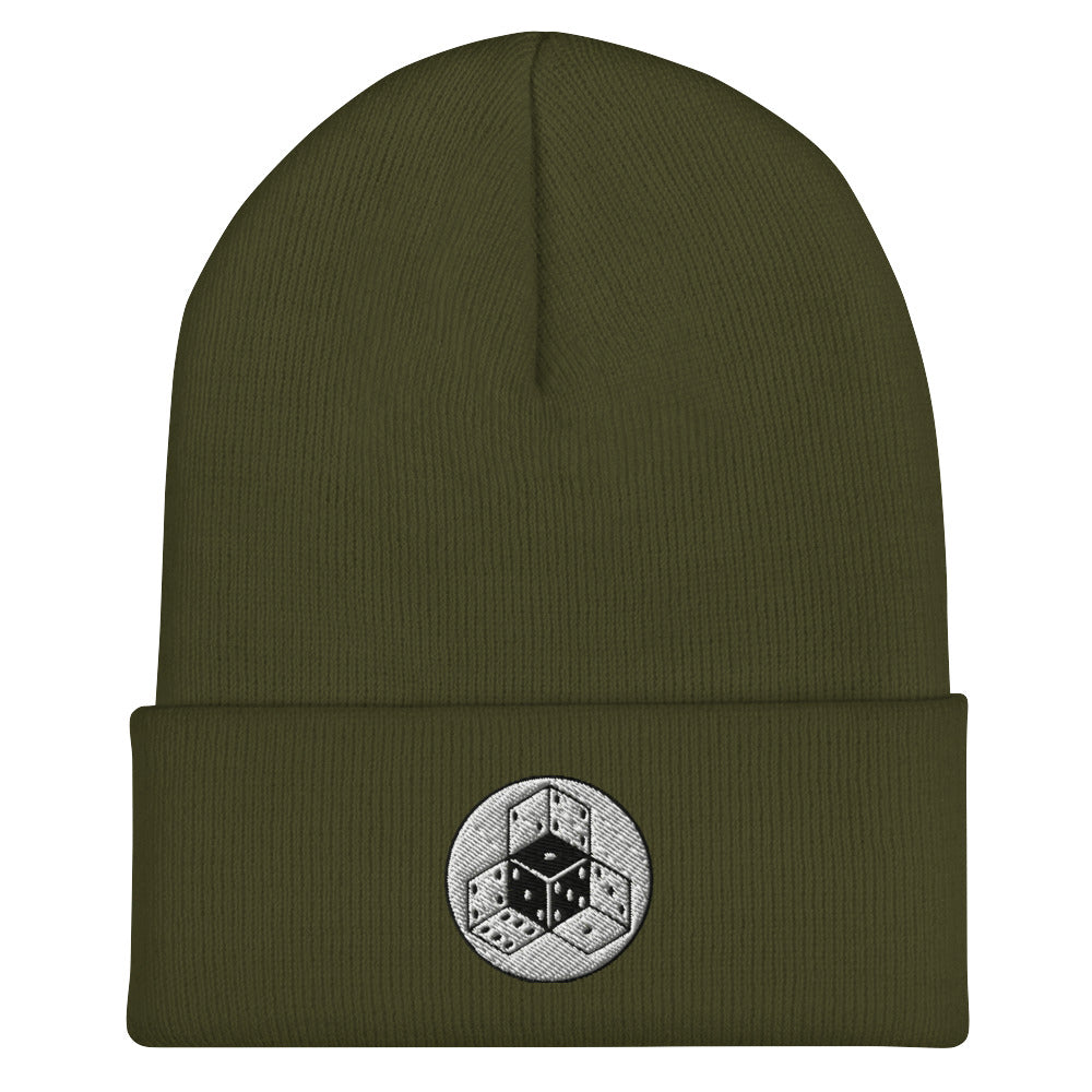 $KYNOTE - Embroidered logo Cuffed Beanie