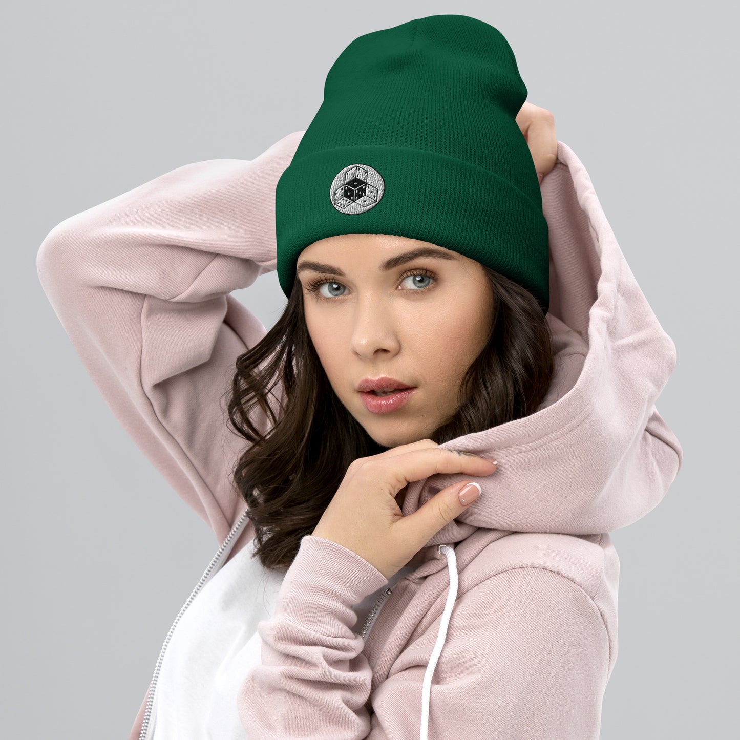 $KYNOTE - Embroidered logo Cuffed Beanie