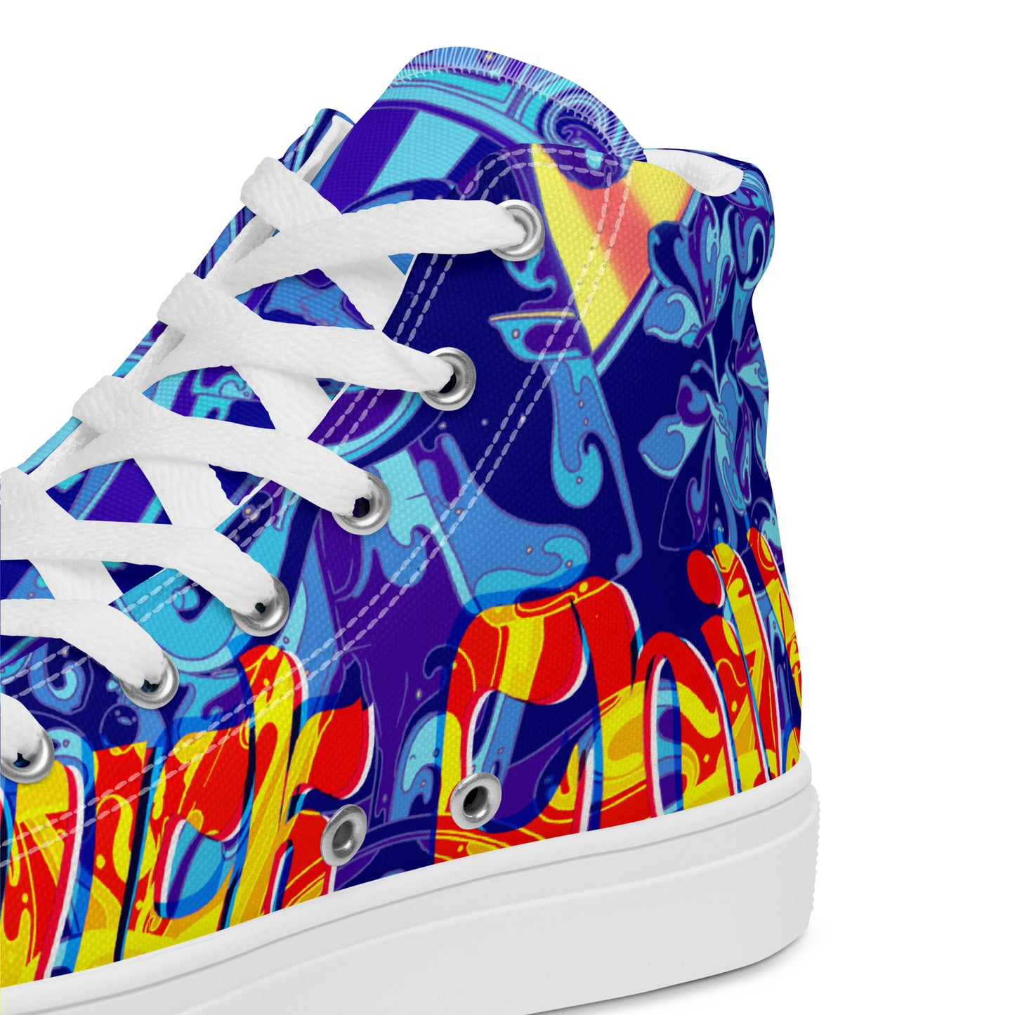 EntheoCosm Shoes - High Top Canvas Shoes