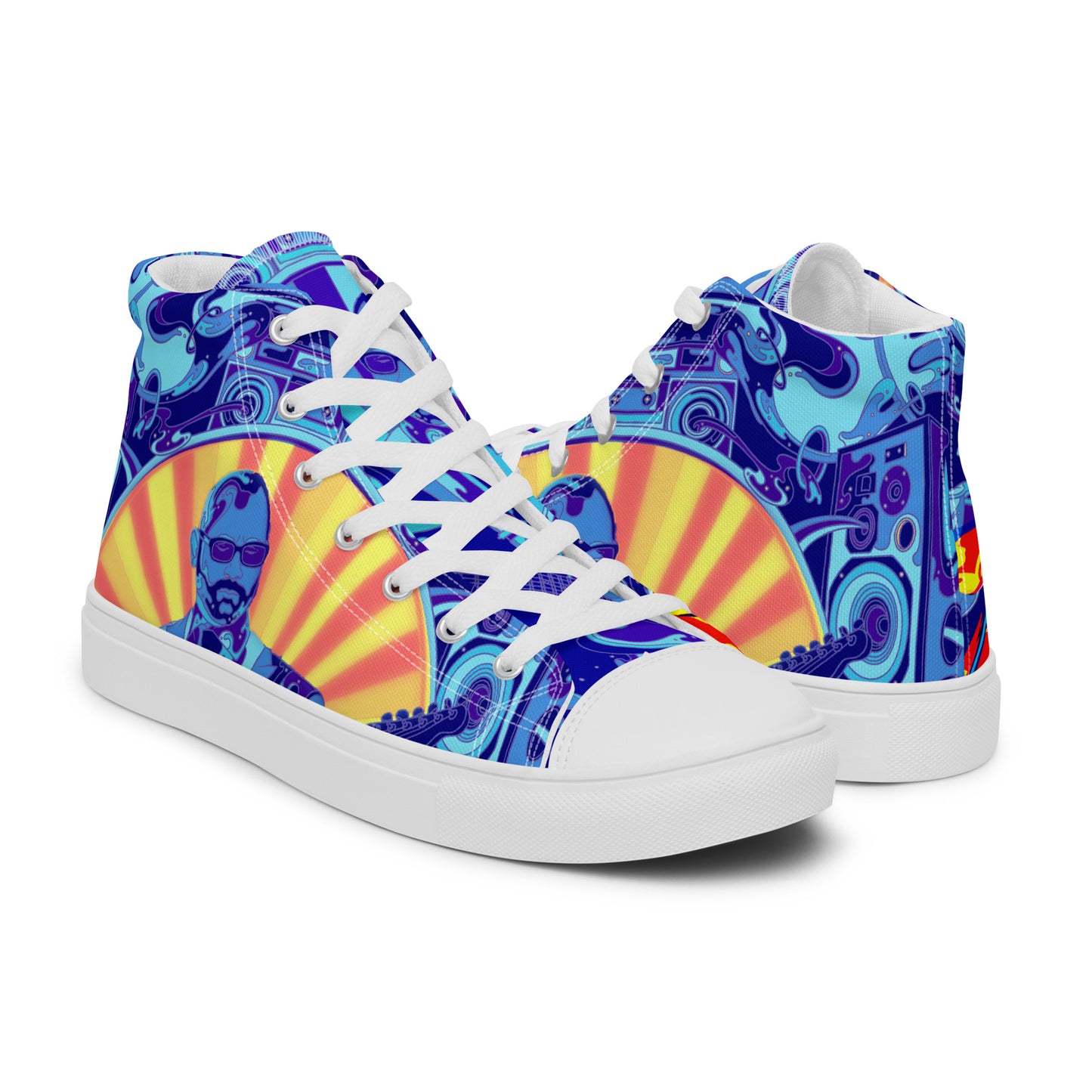 EntheoCosm Shoes - High Top Canvas Shoes