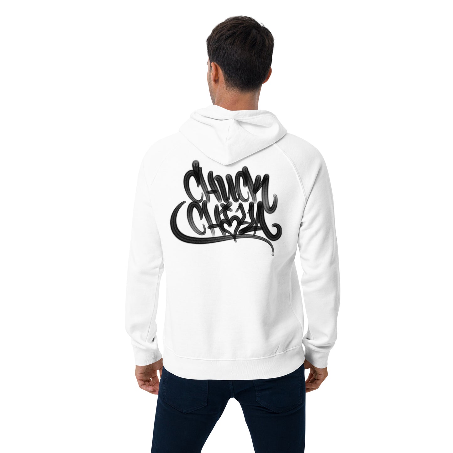 $kynote - Unisex eco raglan hoodie ( White )