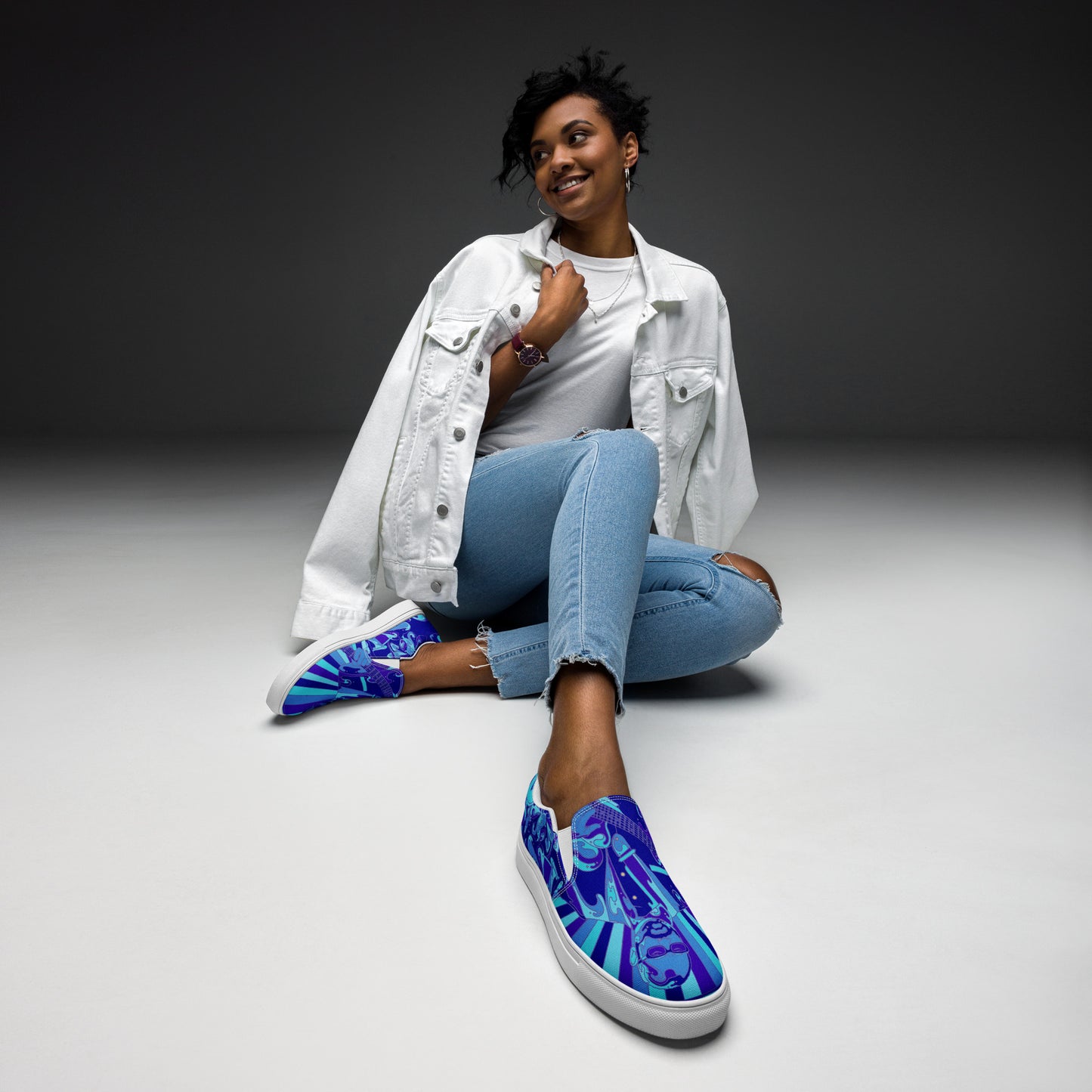 EntheoCosm Shoes - Women’s slip-on canvas