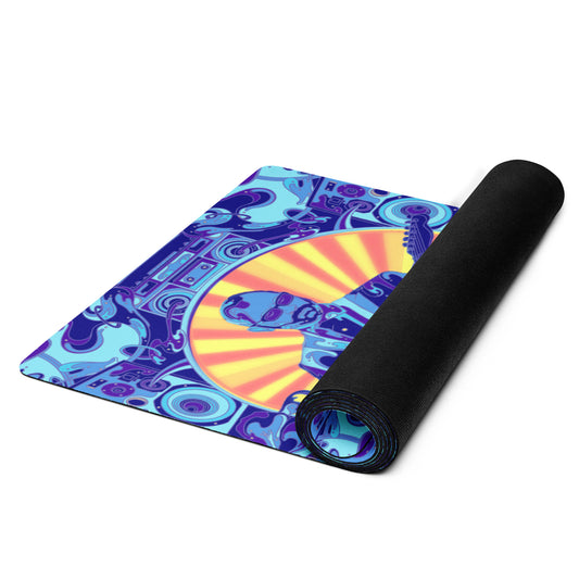 EntheoCosm Yoga mat (Yellow Sun)