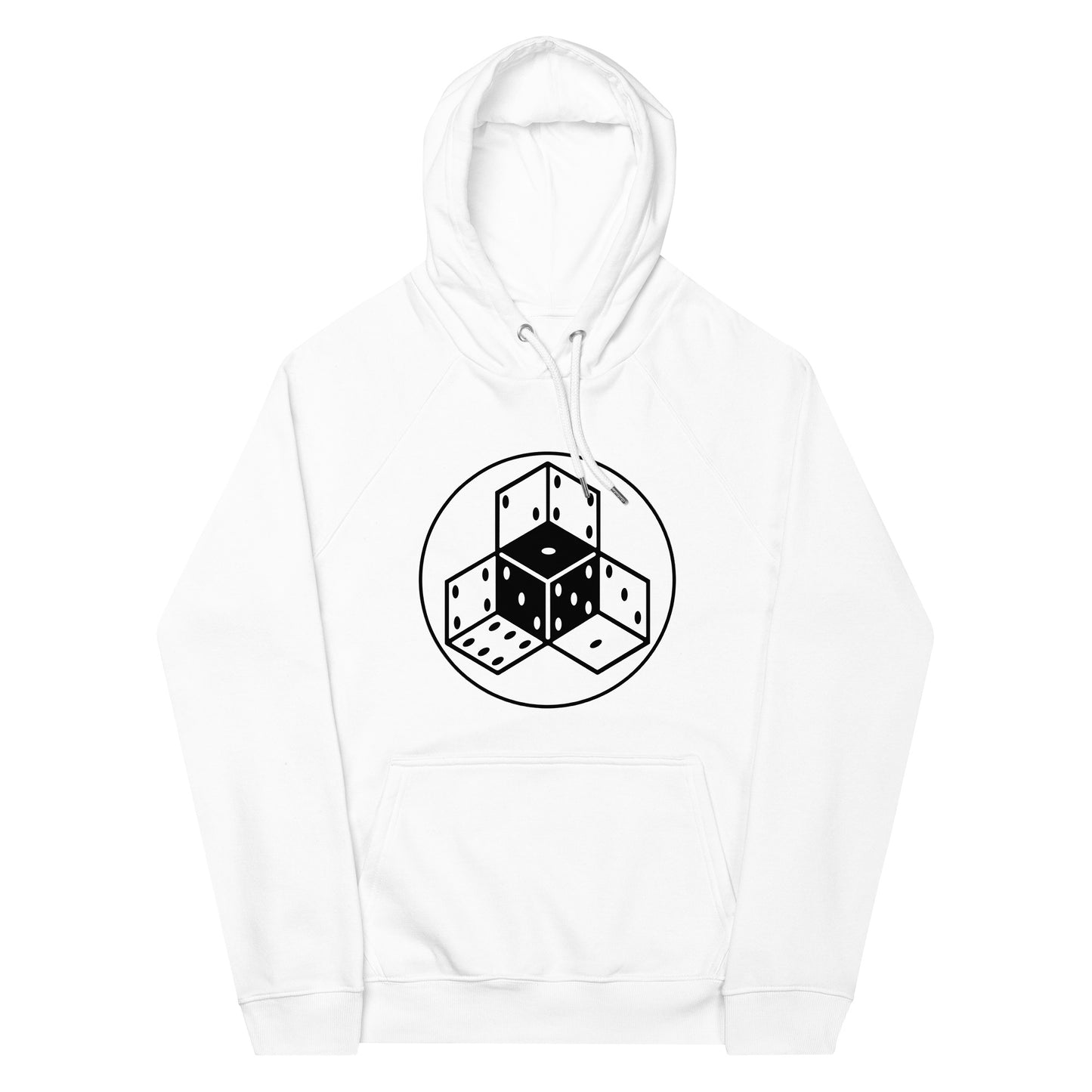 $kynote - Unisex eco raglan hoodie ( White )